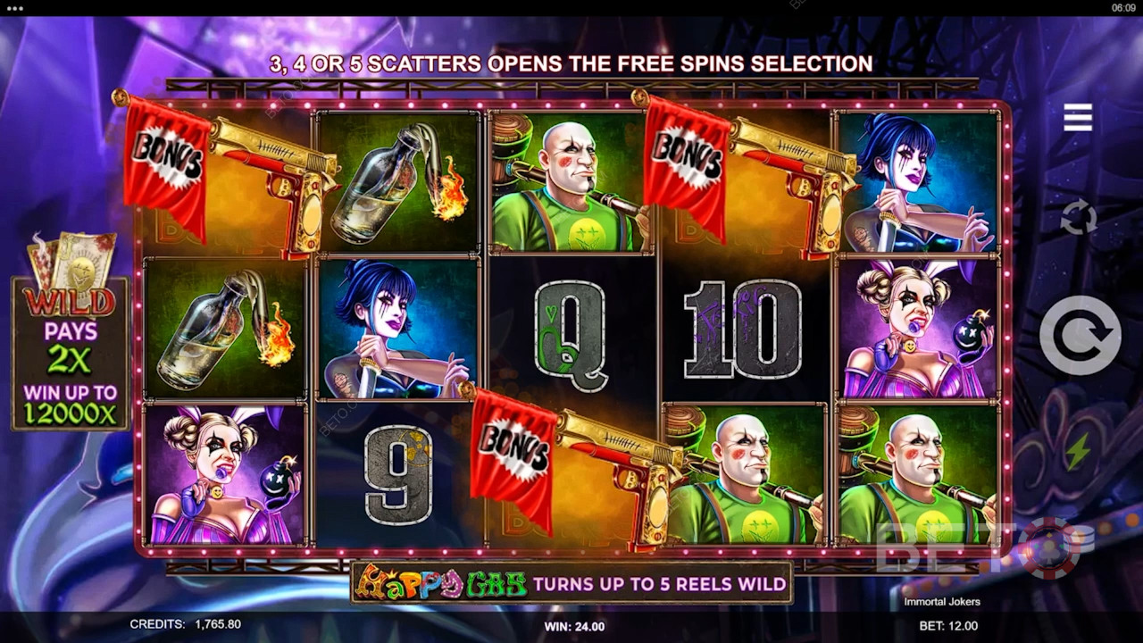 Обзор Immortal Jokers от BETO Slots