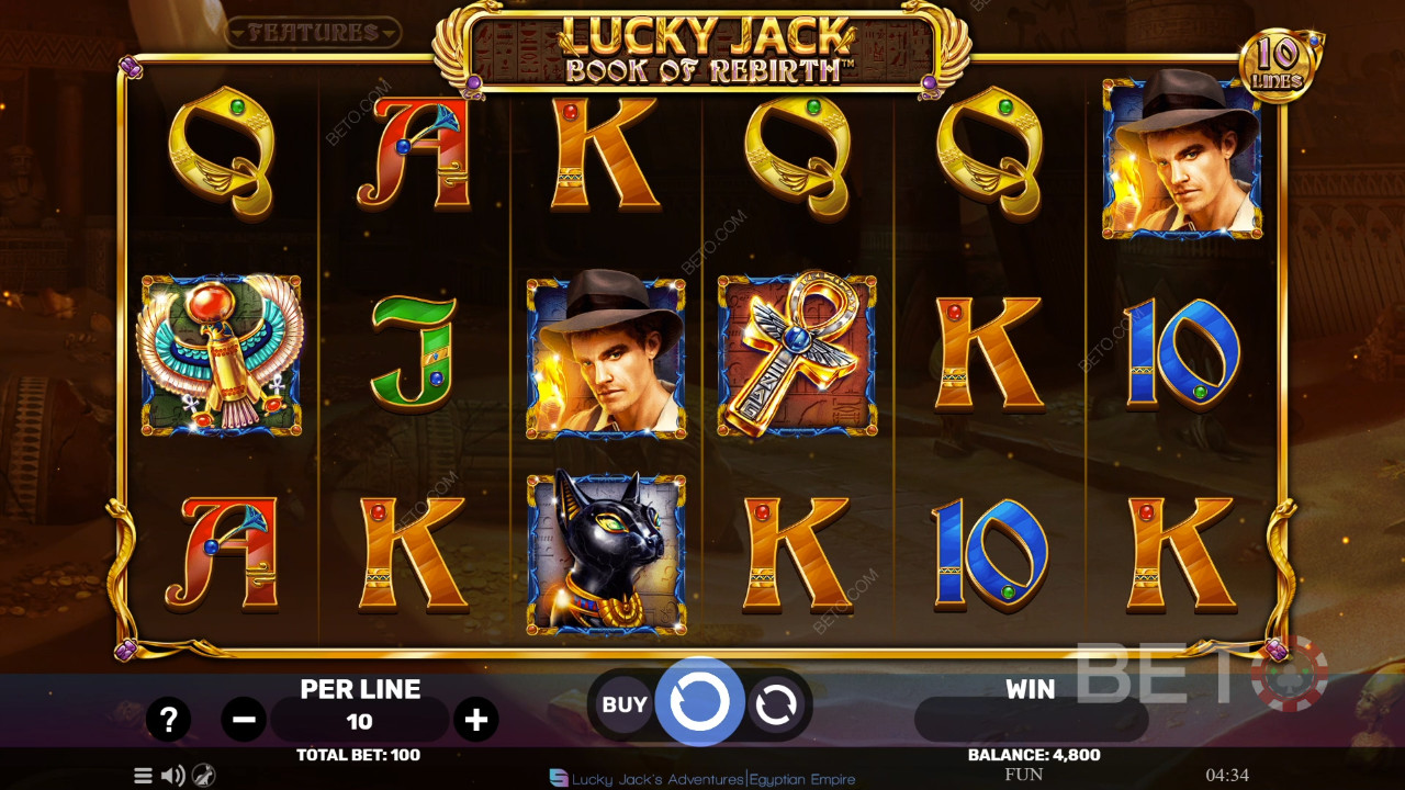 Lucky Jack - Book Of Rebirth Review by BETO Slots