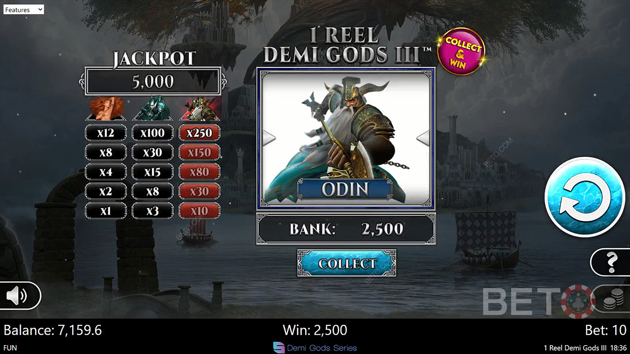 1 Reel Demi Gods III Играть Бесплатно