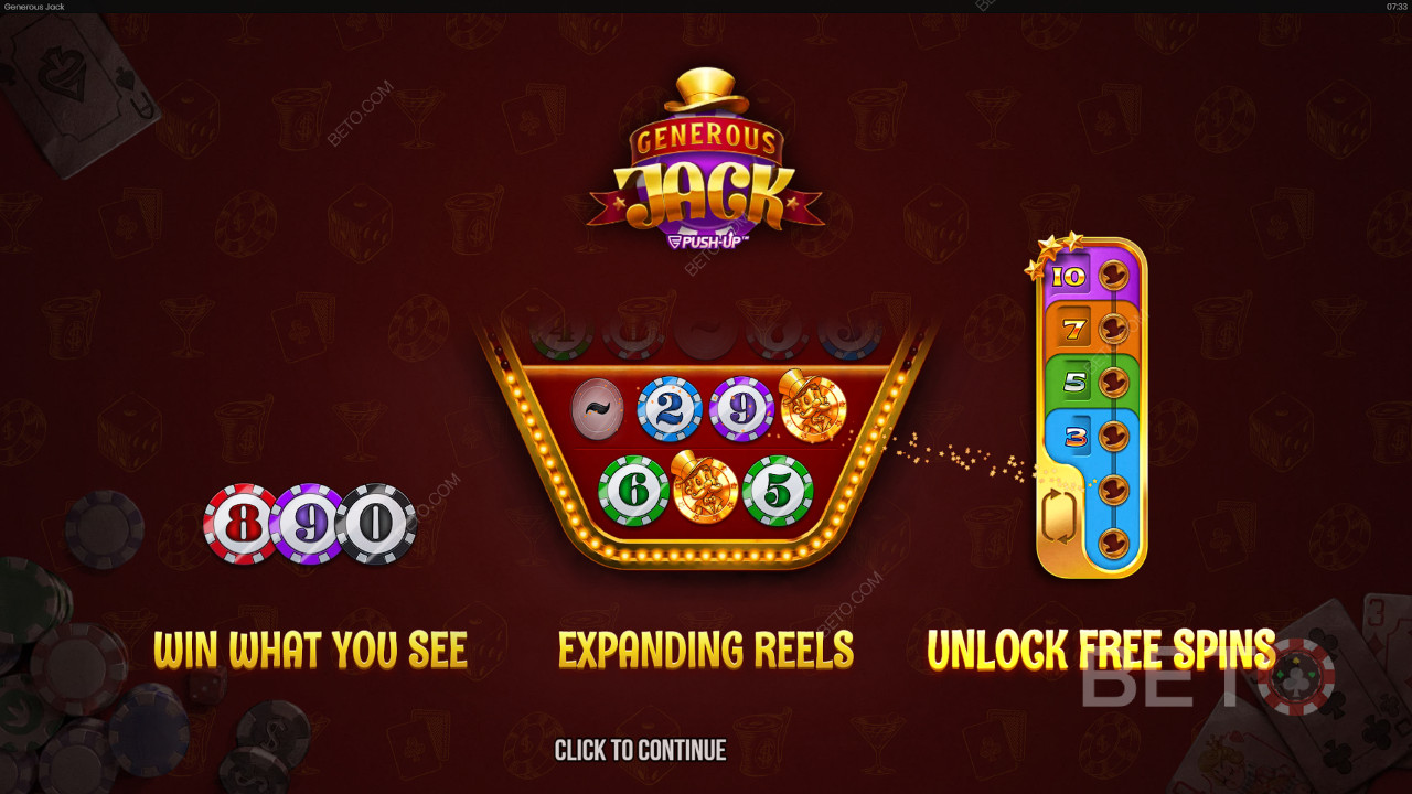 Щедрый Джек Обзор от BETO Slots