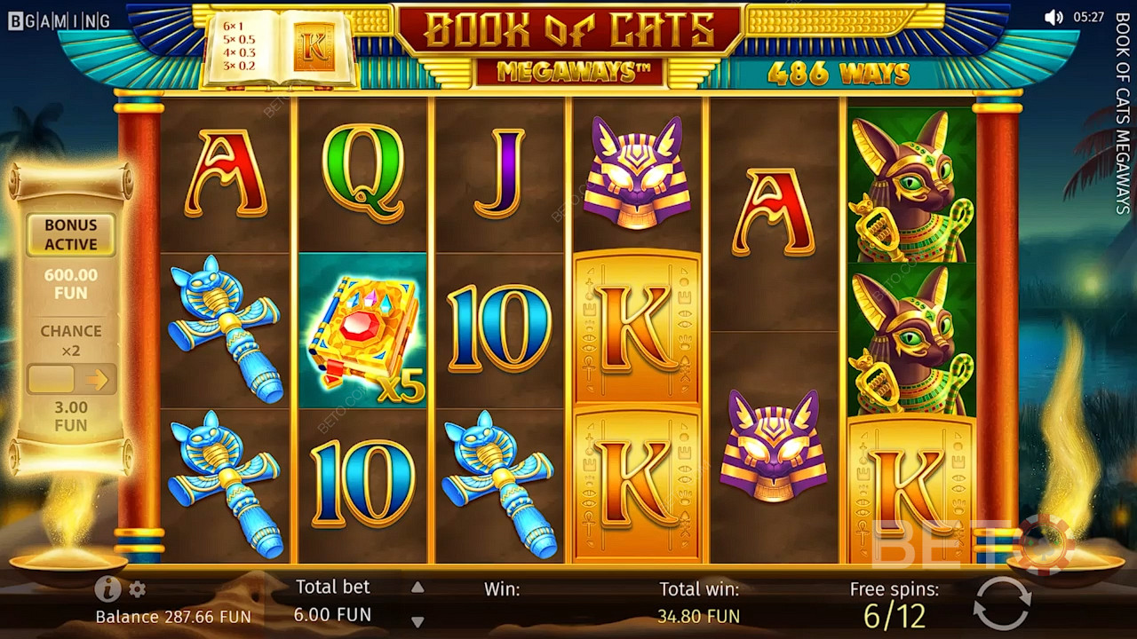 Book of Cats Megaways Играть Бесплатно