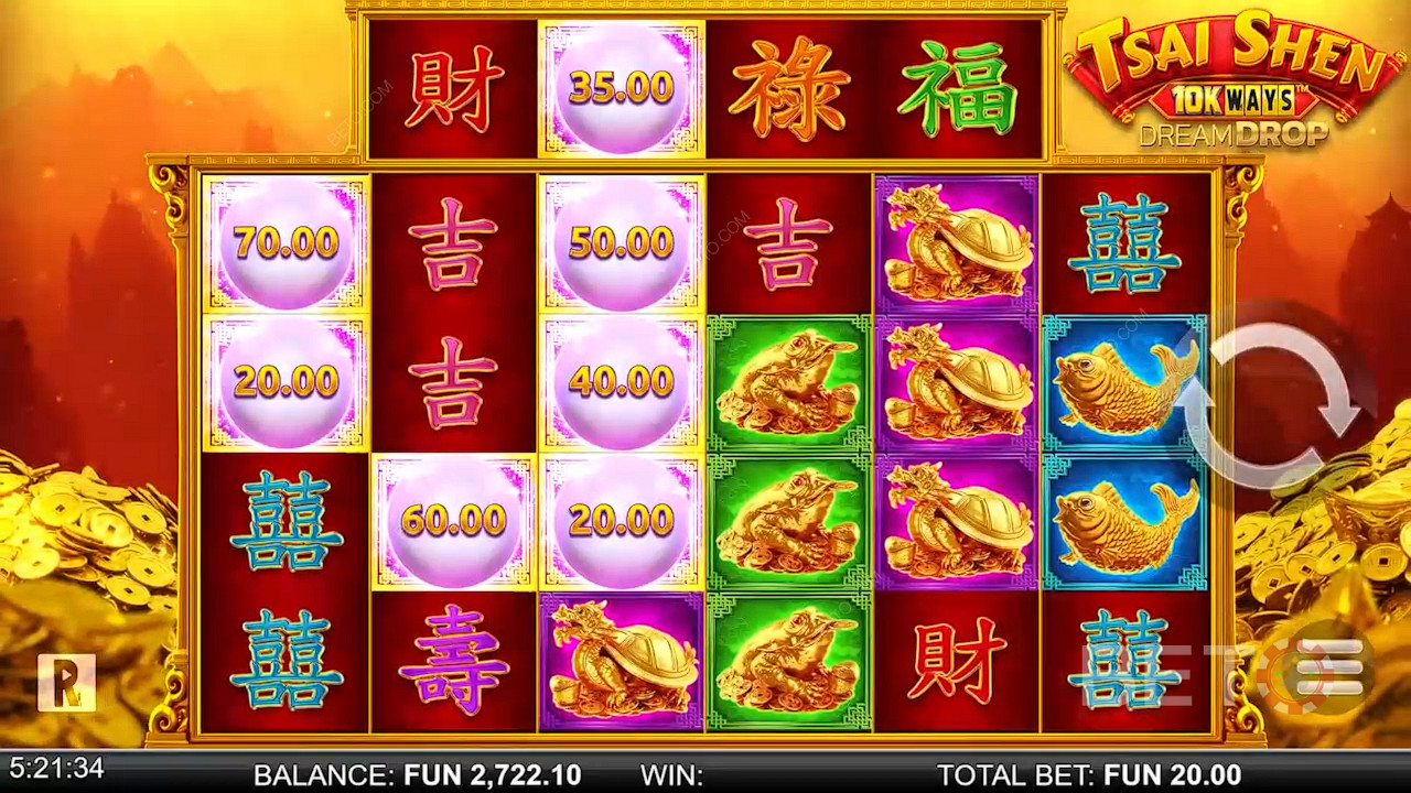 Tsai Shen 10K Ways Dream Drop Играть Бесплатно