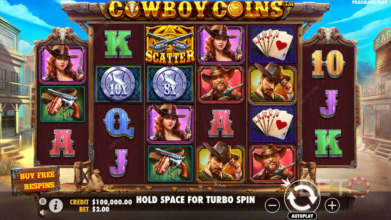 Обзор Cowboy Coins от BETO Slots