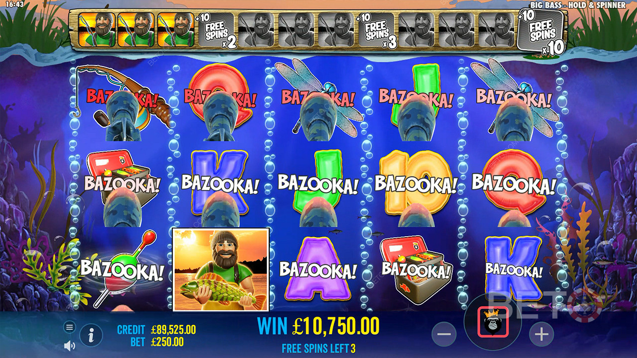Big Bass Bonanza Hold and Spinner Играть Бесплатно