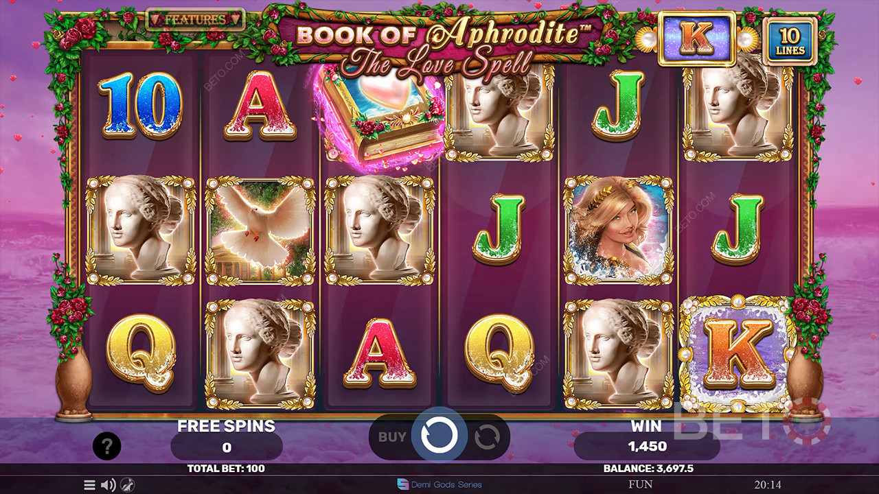 Book Of Aphrodite - The Love Spell Играть Бесплатно