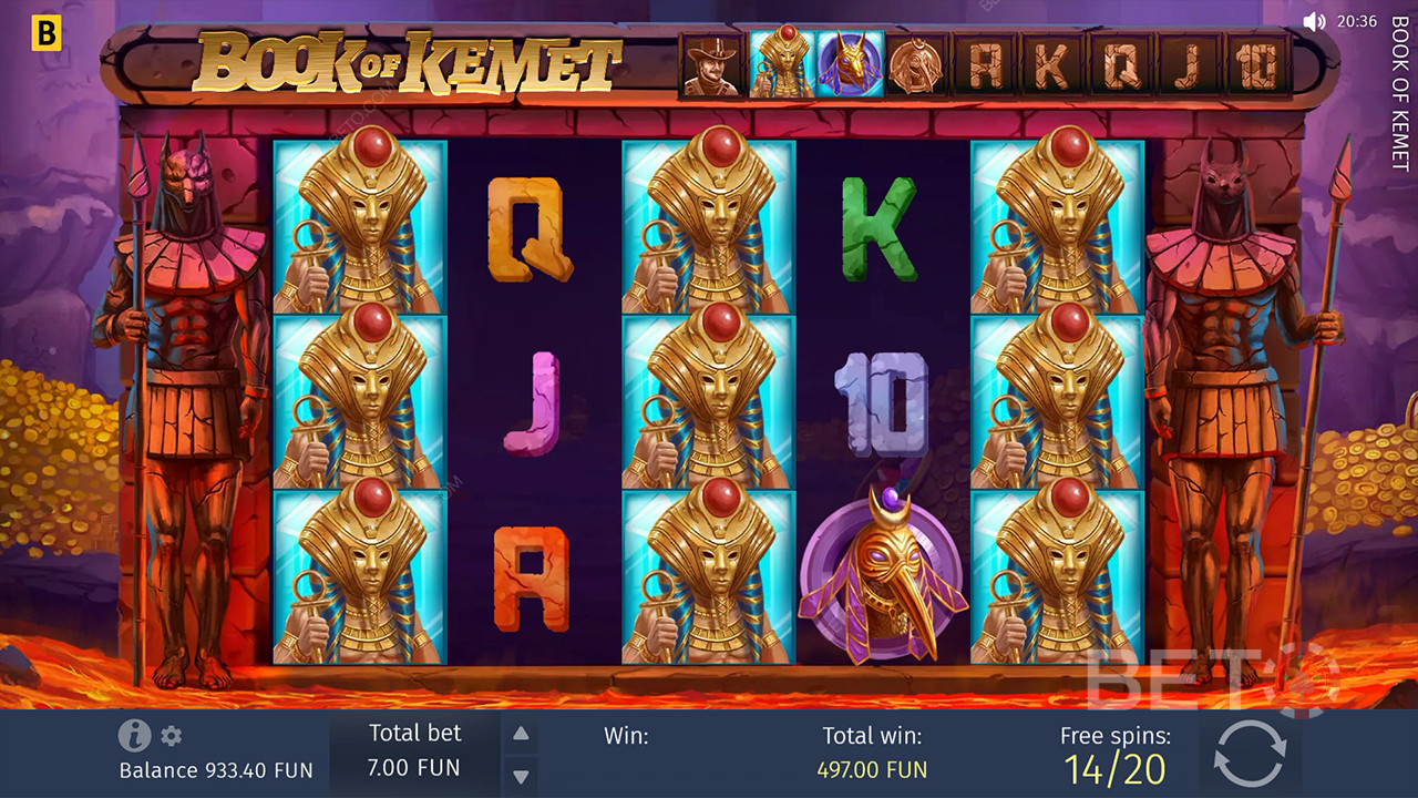 Обзор Book of Kemet от BETO Slots