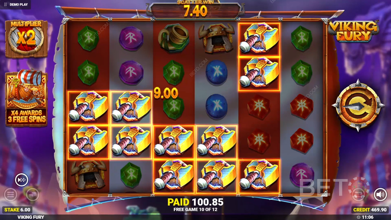 Выиграйте 10 000x вашу ставку в онлайн слоте Viking Fury Spinfinity!