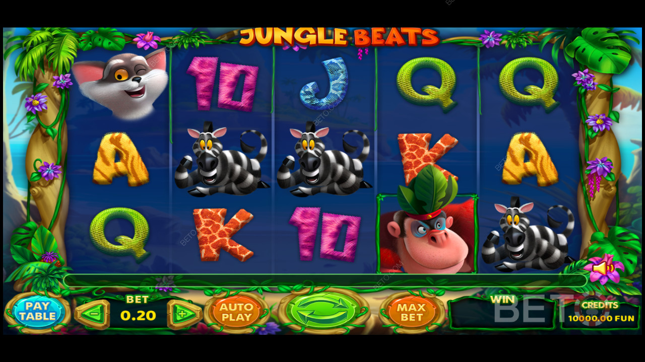 Обзор Jungle Beats от BETO Slots