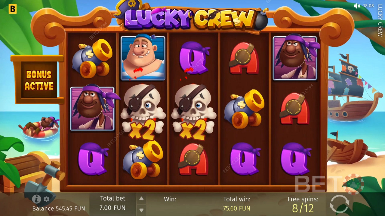 Обзор Lucky Crew от BETO Slots