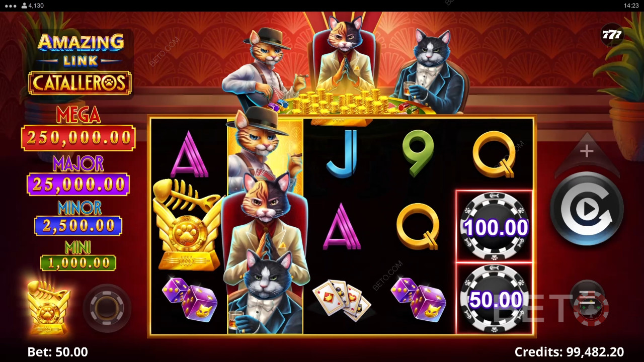 Обзор Amazing Link Catalleros от BETO Slots