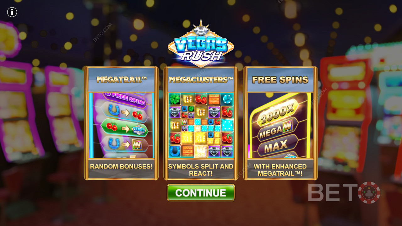 Онлайн-слот Vegas Rush - один из лучших слотов по своим характеристикам