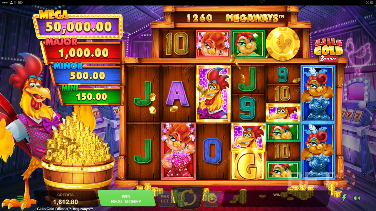 Gallo Gold Bruno's Megaways Играть Бесплатно