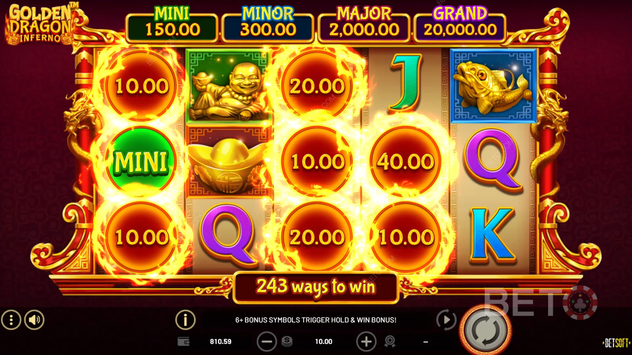 Обзор Golden Dragon Inferno от BETO Slots