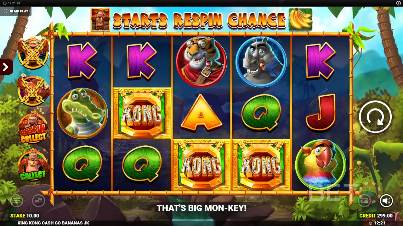 King Kong Cash Go Bananas Играть Бесплатно