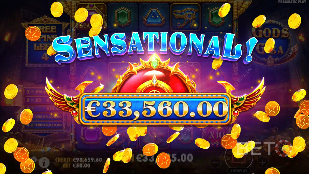 Выиграйте 5 000x вашу ставку в игровом автомате Gods of Giza!