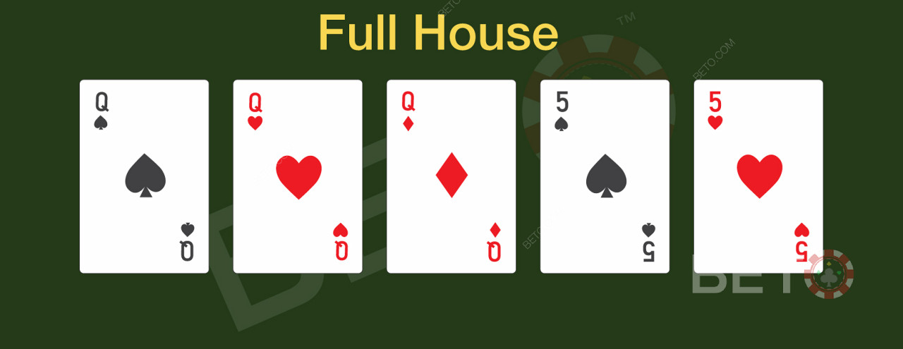 Фулл-хаус - хорошая покерная рука в онлайн-покере