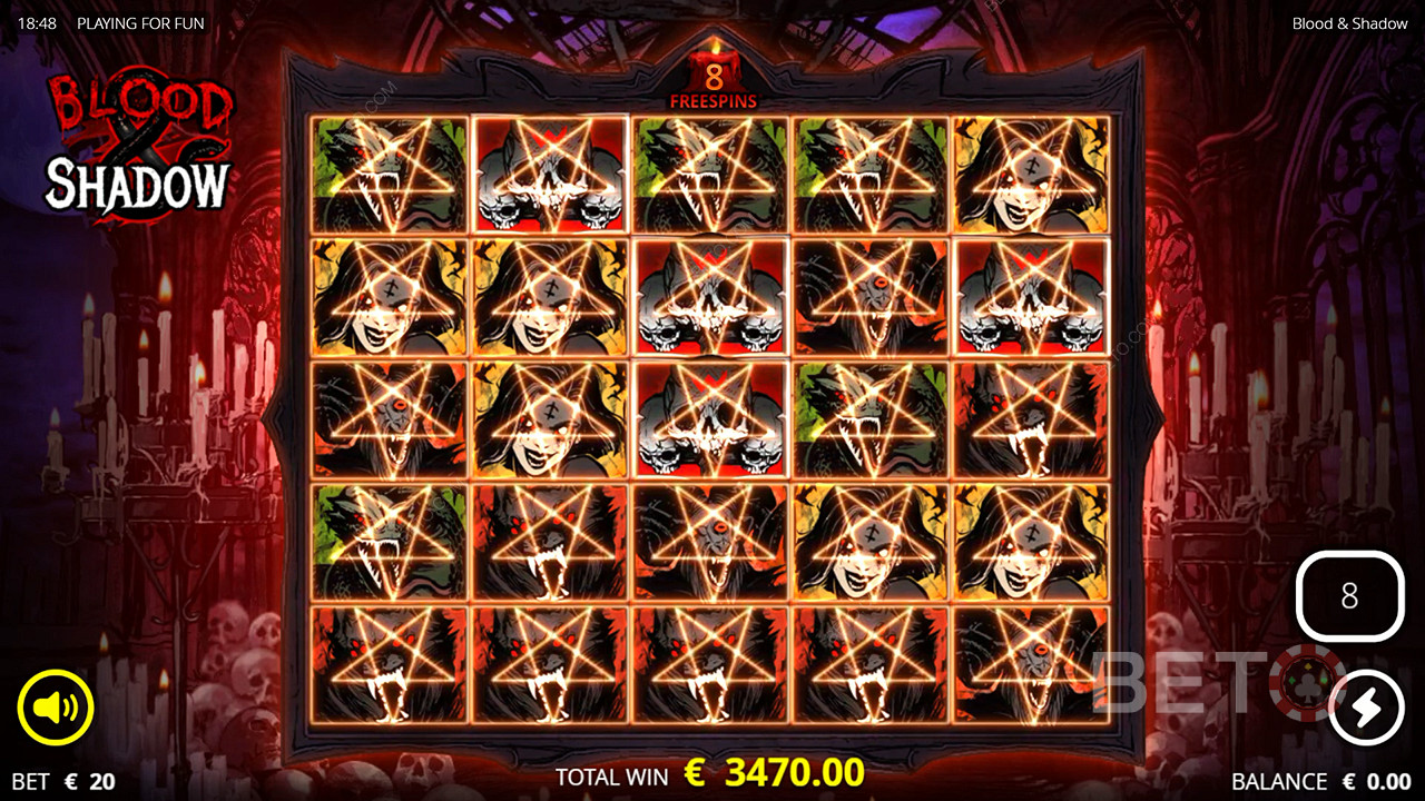 Blood and Shadow Review by BETO Slots