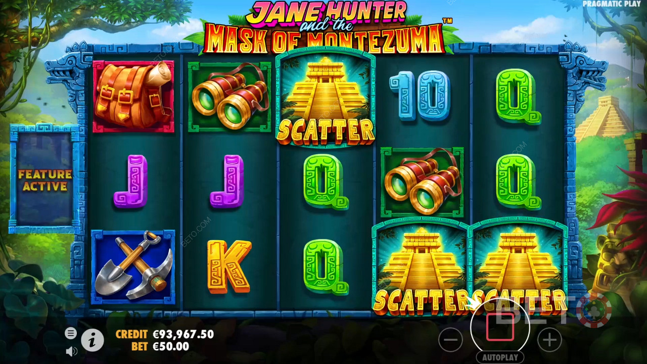 Джейн Хантер и Маска Монтесумы Обзор BETO Slots