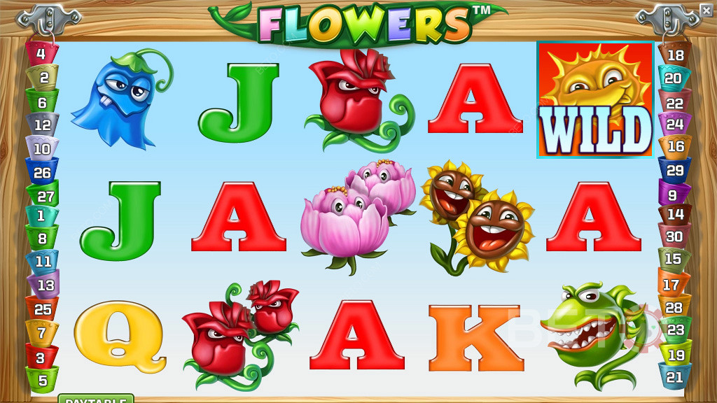 Игровой автомат Flowers онлайн