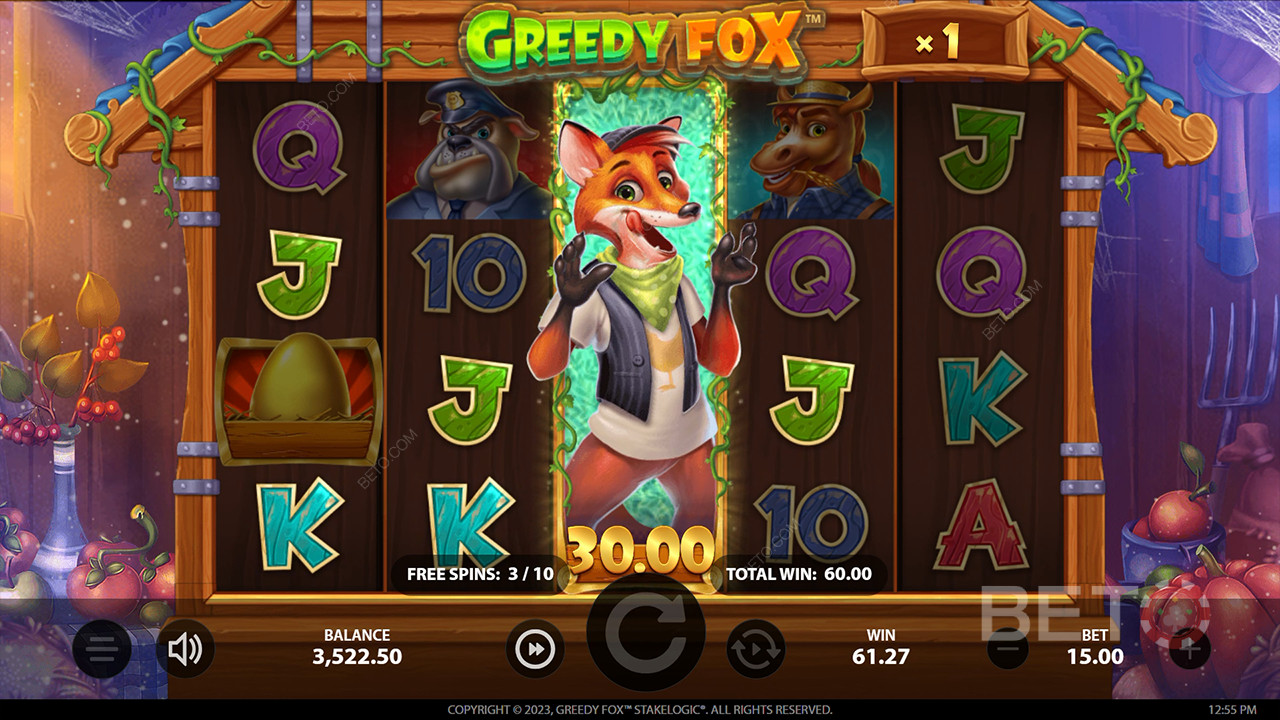 Обзор Greedy Fox от BETO Slots