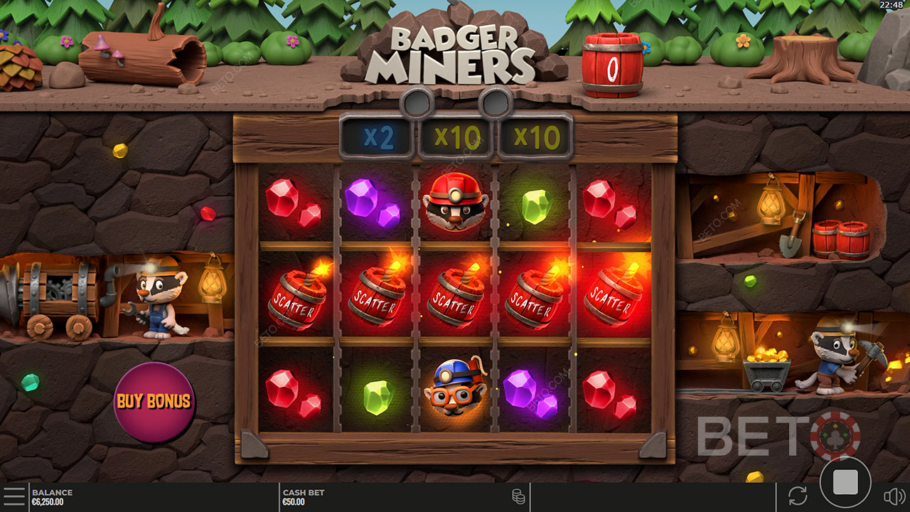 Badger Miners  Играть Бесплатно