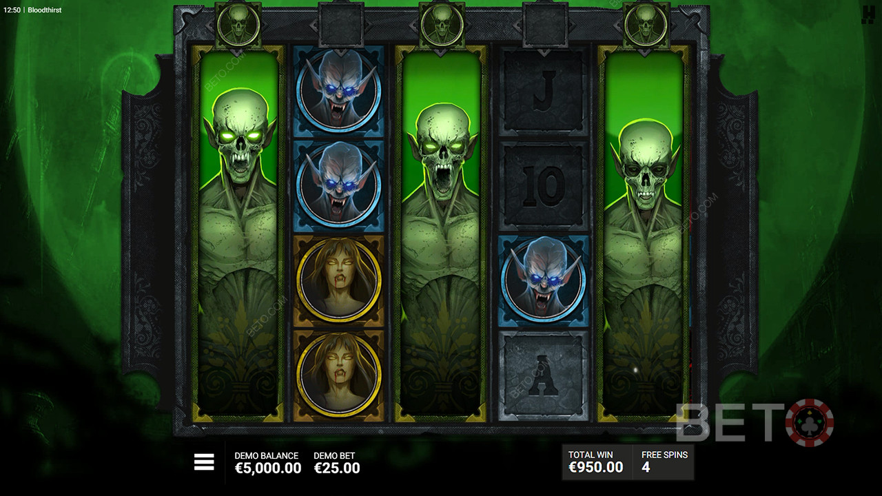Обзор Bloodthirst от BETO Slots