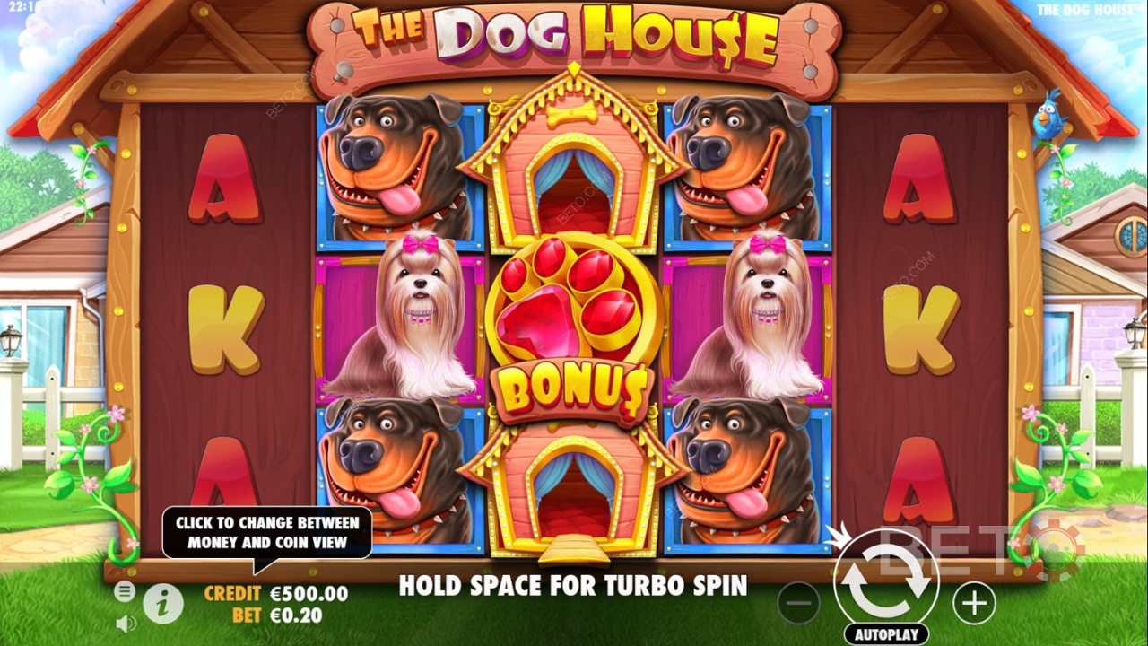 Специальный бонус в игровых автоматах The Dog House