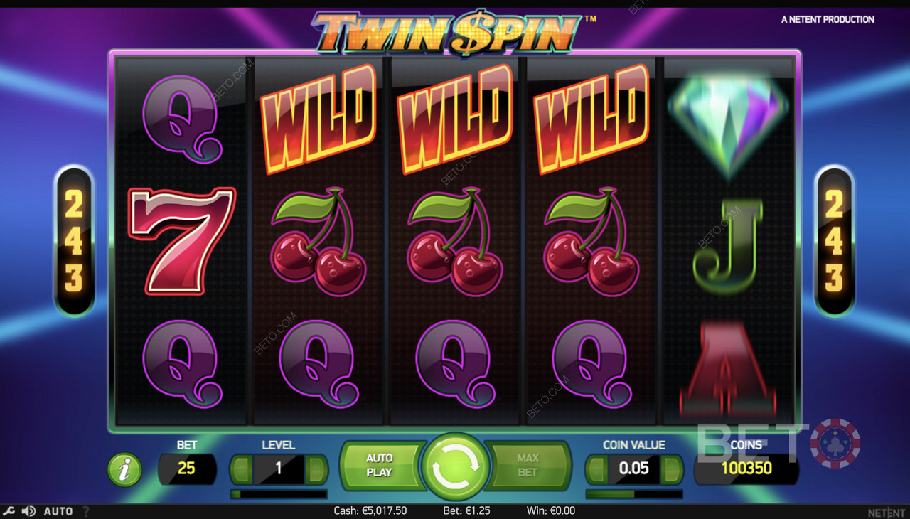 Комбо из трех видов в Twin Spin
