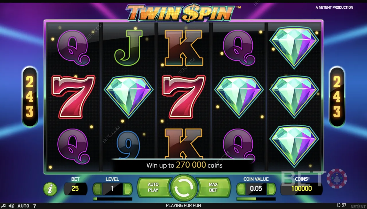 Игровой образец Twin Spin