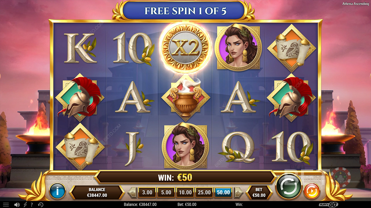 Обзор Athena Ascending от BETO Slots