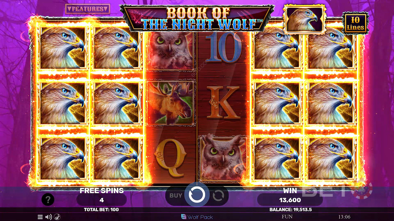 Book of the Night Wolf Review by BETO Slots