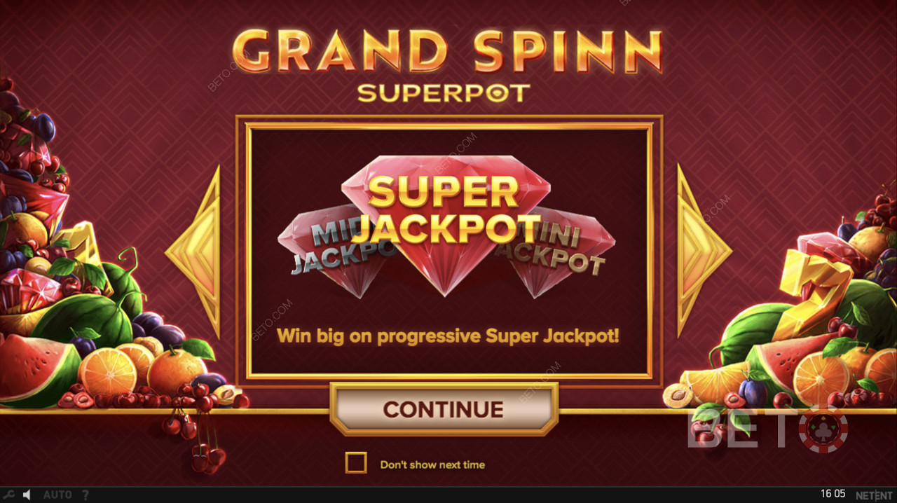 Прогрессивный суперджекпот запускается в Grand Spinn Superpot