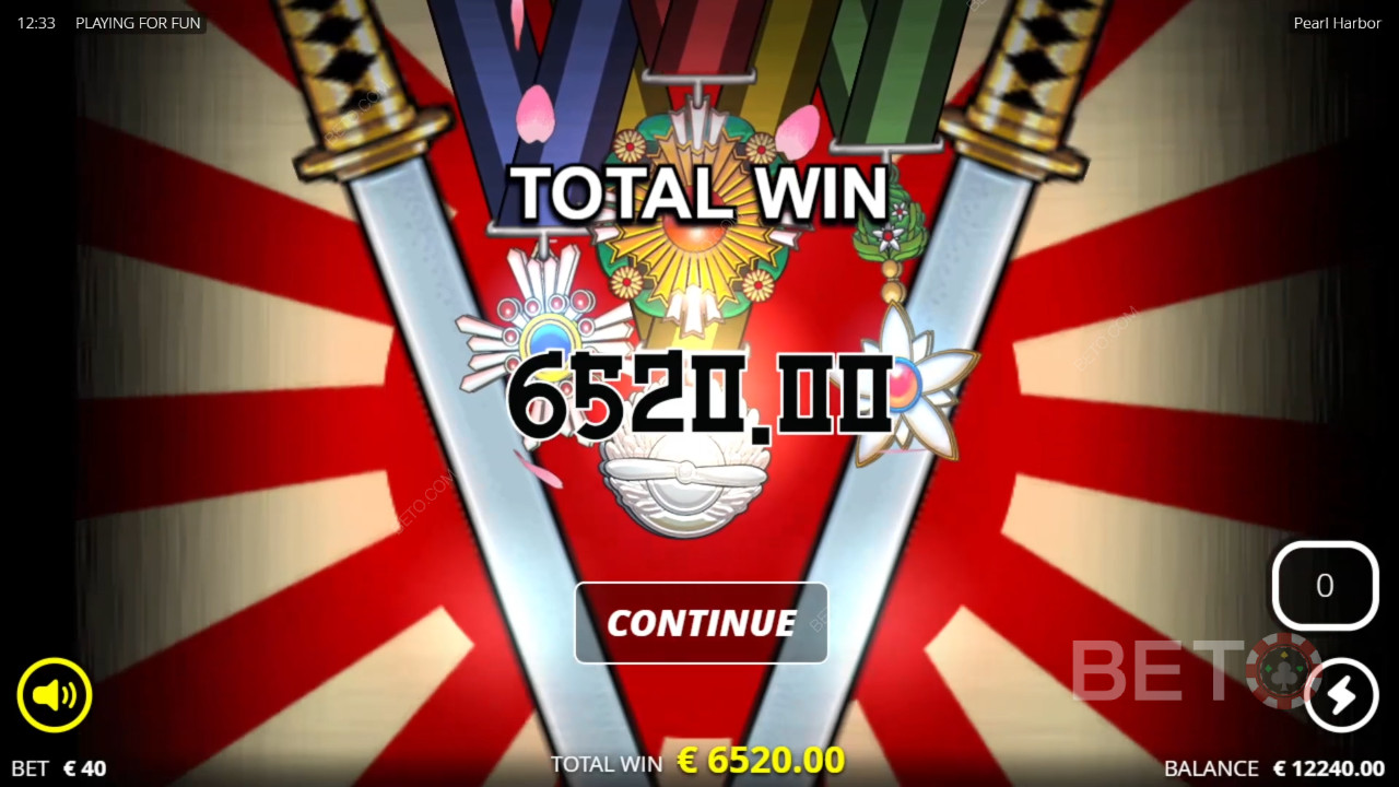 Выиграйте 41,127x вашу ставку в слоте Pearl Harbor!