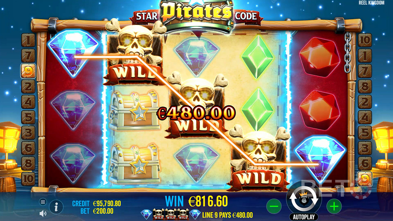 Обзор кода Star Pirates от BETO Slots