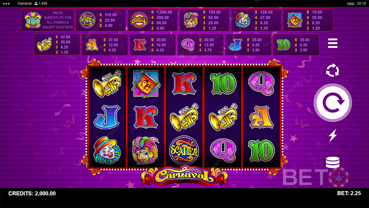 Carnaval Играть Бесплатно