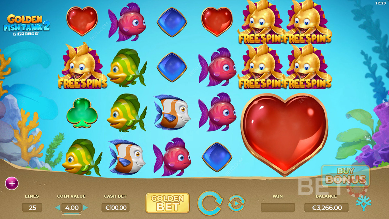 Golden Fish Tank 2 Gigablox Обзор от BETO Slots