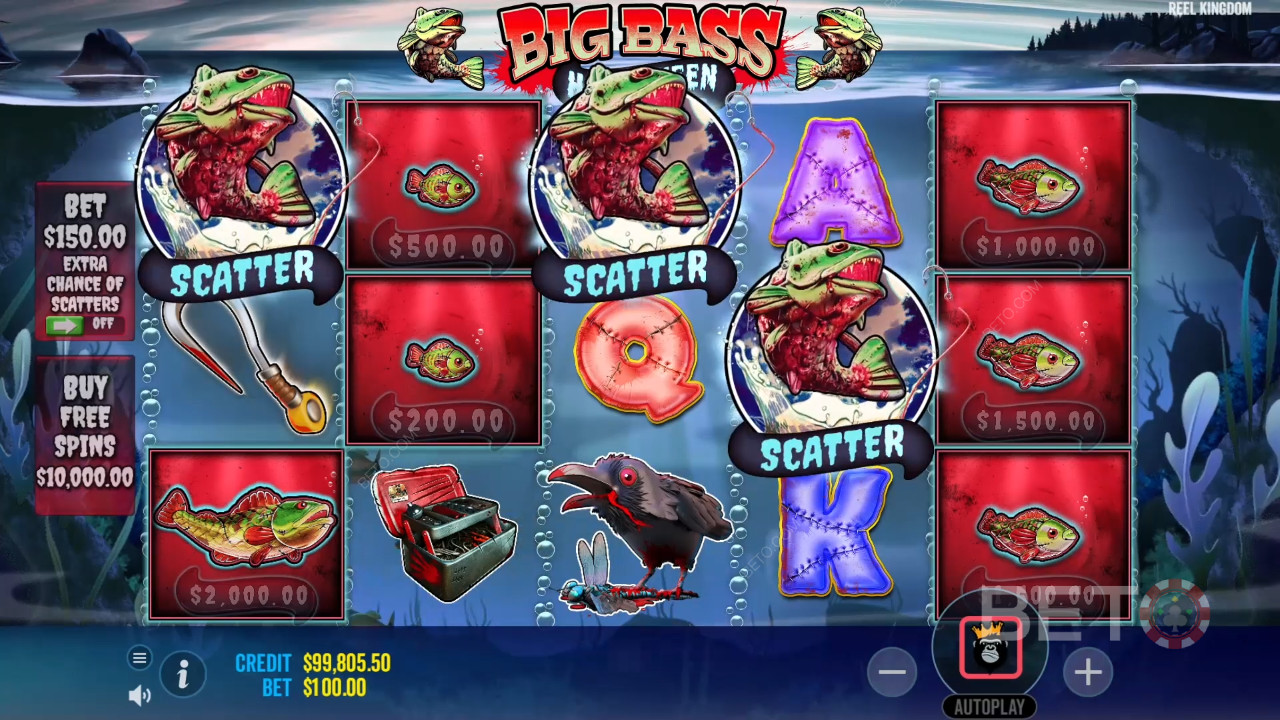 Обзор Big Bass Halloween от BETO Slots