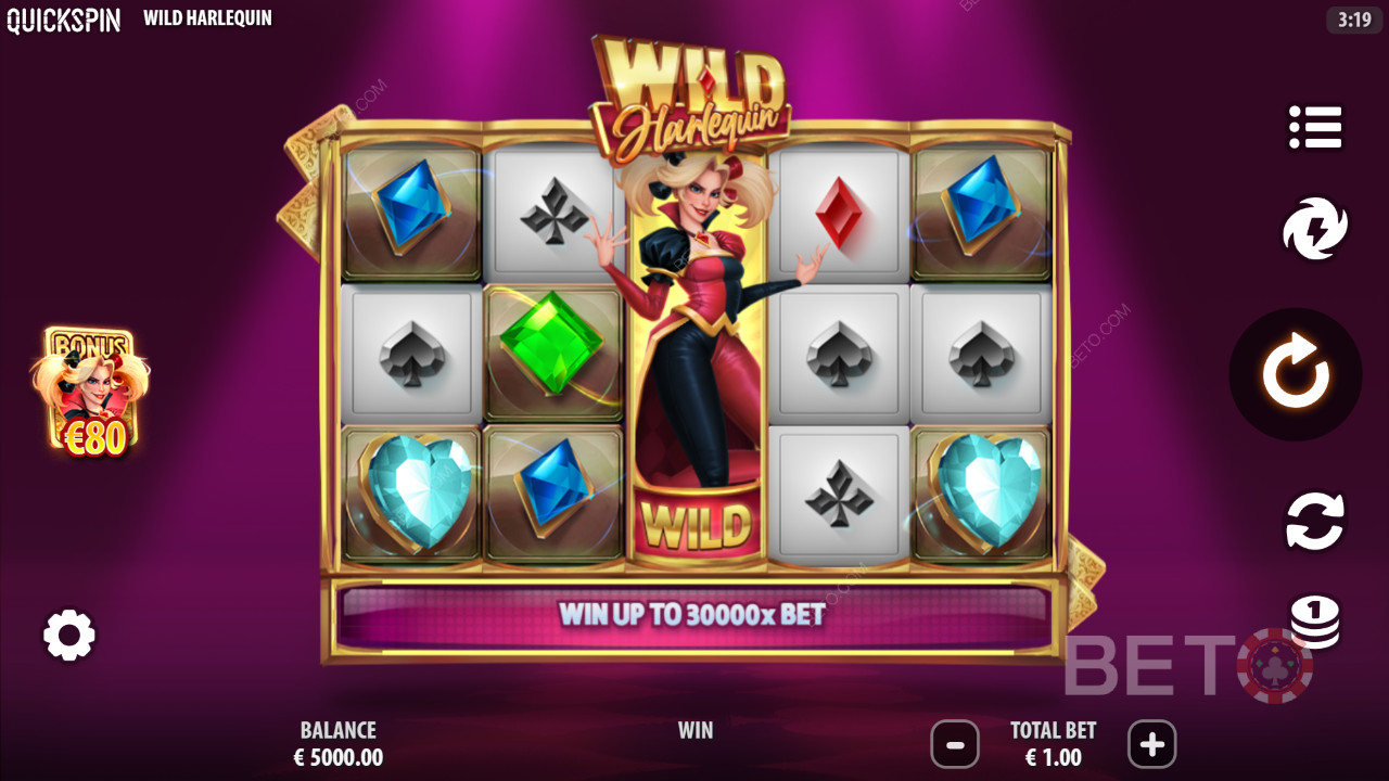 Обзор Wild Harlequin от BETO Slots
