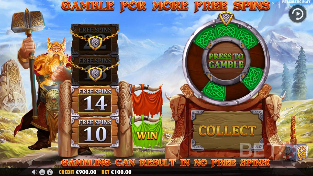 После приобретения бесплатных вращений вы можете играть в азартные игры, чтобы выиграть максимум 22 бесплатных вращения.