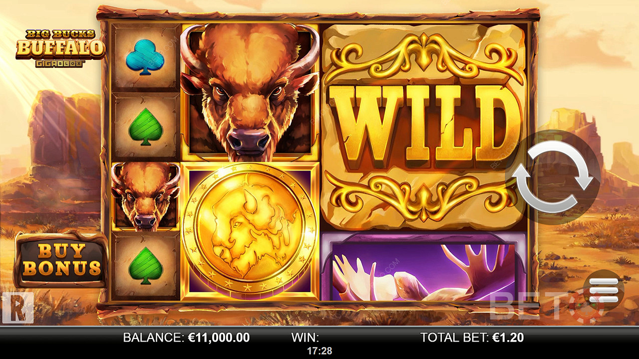 Big Bucks Buffalo Gigablox Играть Бесплатно