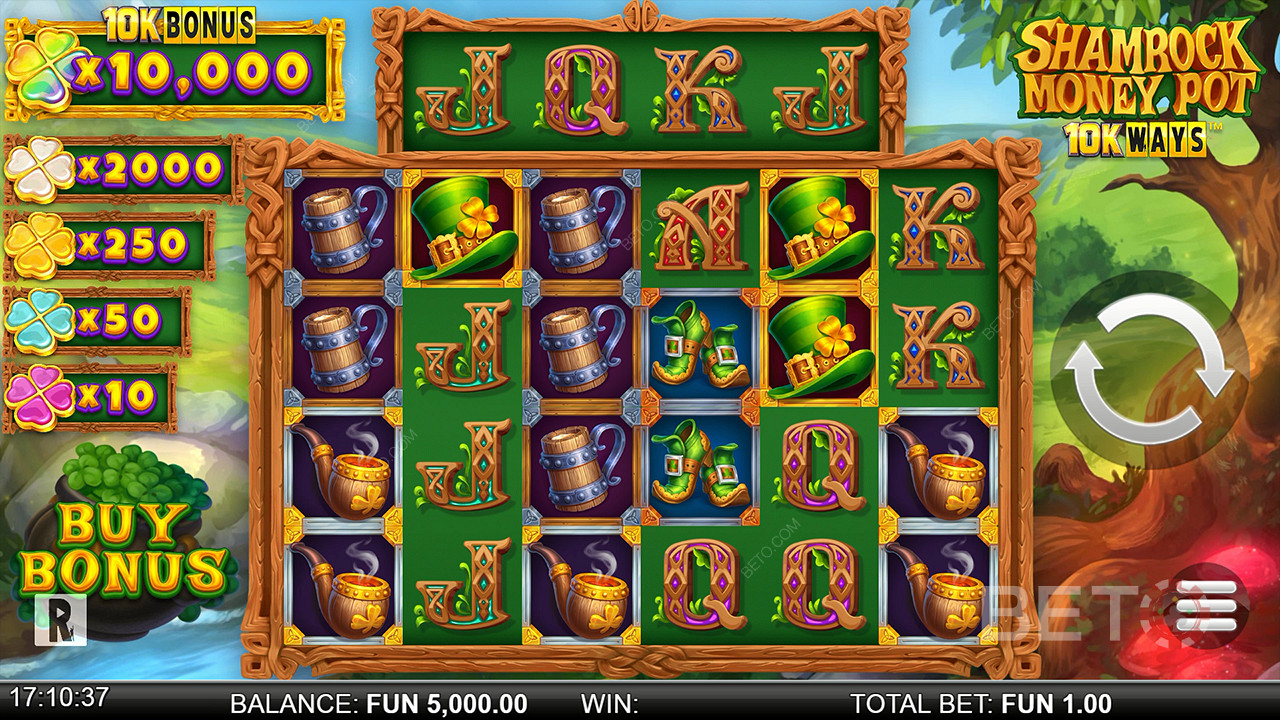 Shamrock Money Pot 10K Ways Играть Бесплатно
