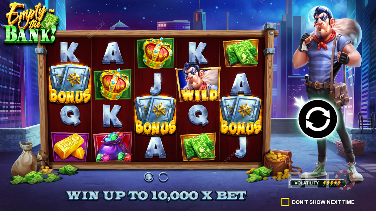 Обзор Empty the Bank от BETO Slots