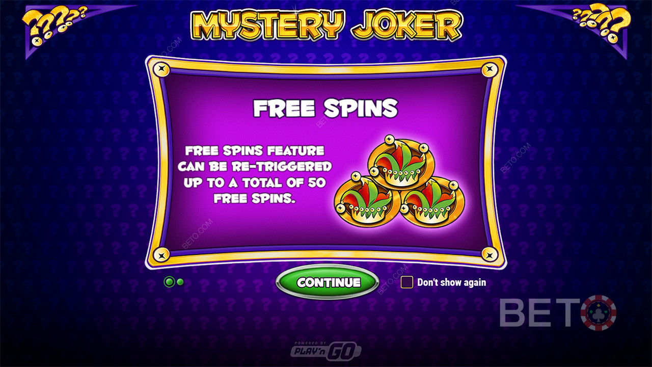 Бонусные функции в игре Mystery Joker by Play