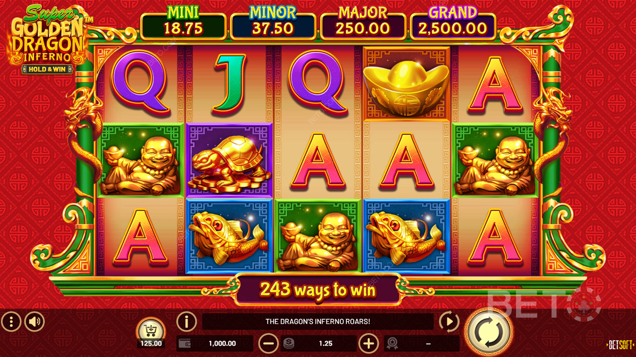 Super Golden Dragon Inferno  Играть Бесплатно