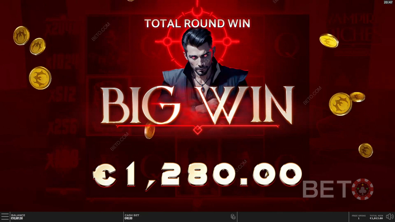 Выиграйте 25 000x вашу ставку в видеослоте Vampire Riches DoubleMax!