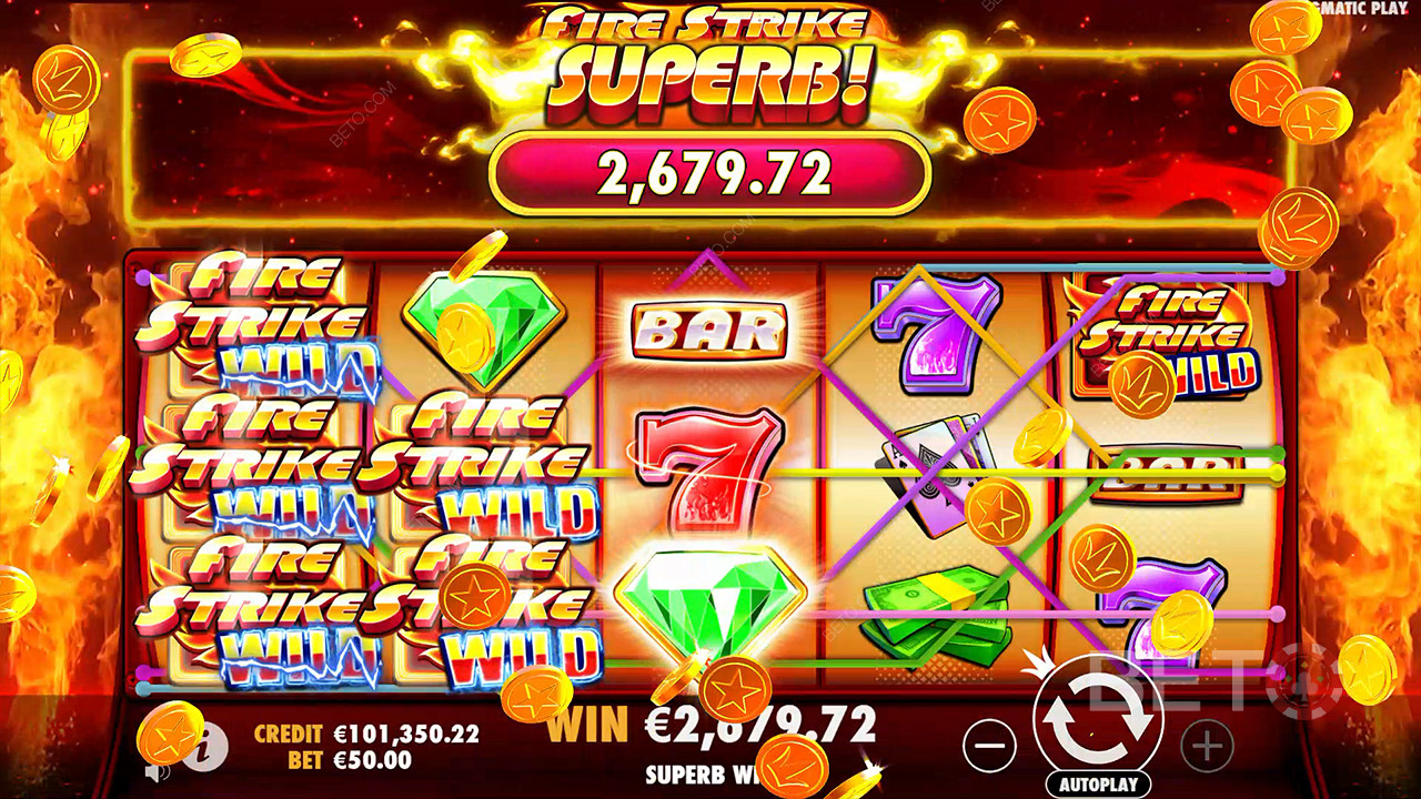 Обзор Fire Strike от BETO Slots