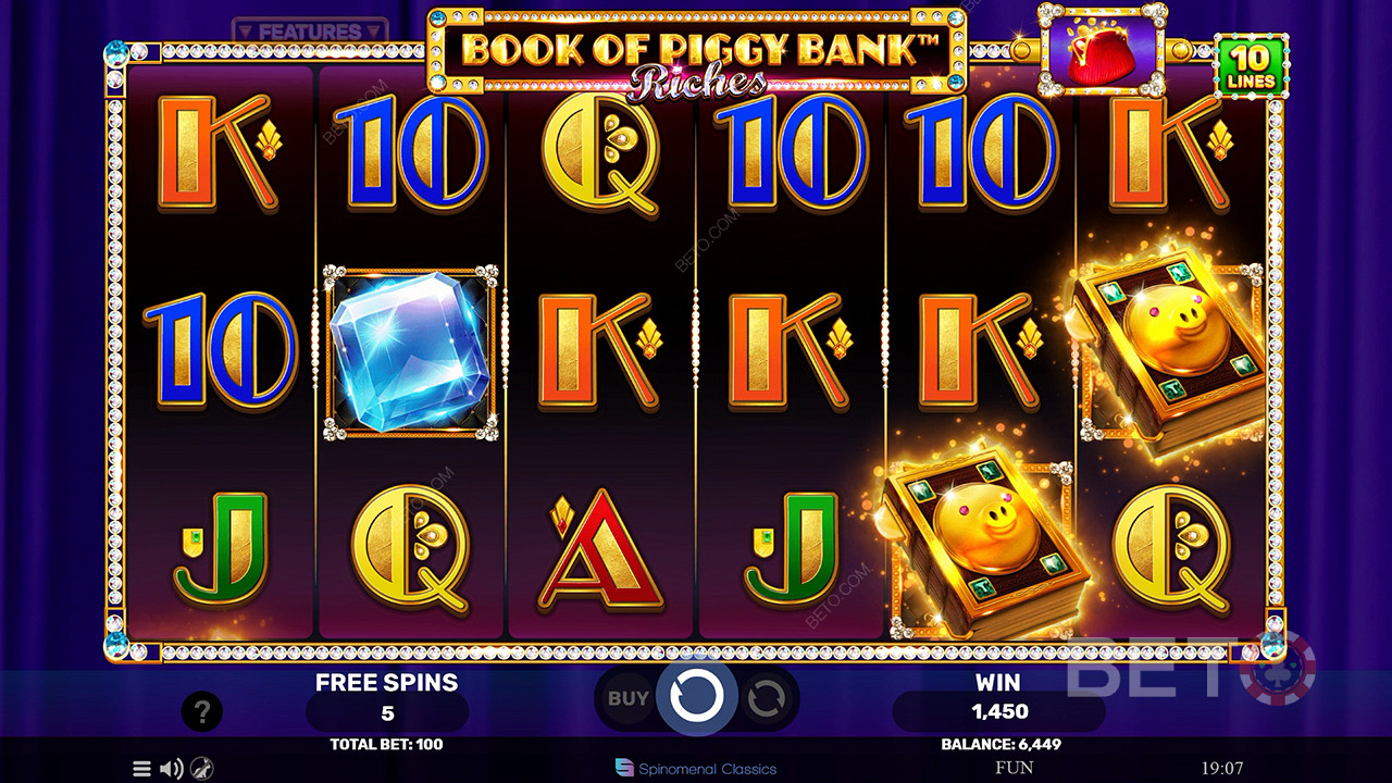 Book Of Piggy Bank - Riches Играть Бесплатно