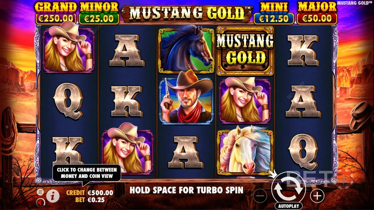 Видео игрового процесса Mustang Gold