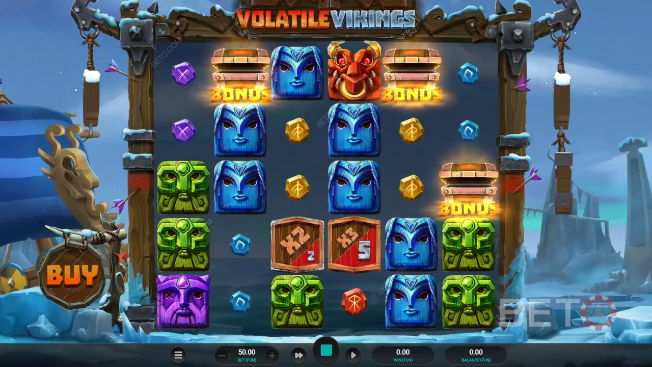 Обзор Volatile Vikings от BETO Slots