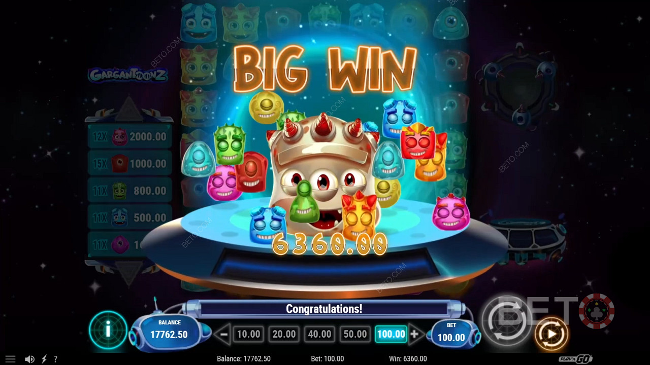 Выиграйте 7 000x вашу ставку в видеослоте Gargantoonz!